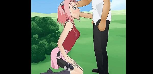  Naruto - Sakura Haruno  Super Deepthroat